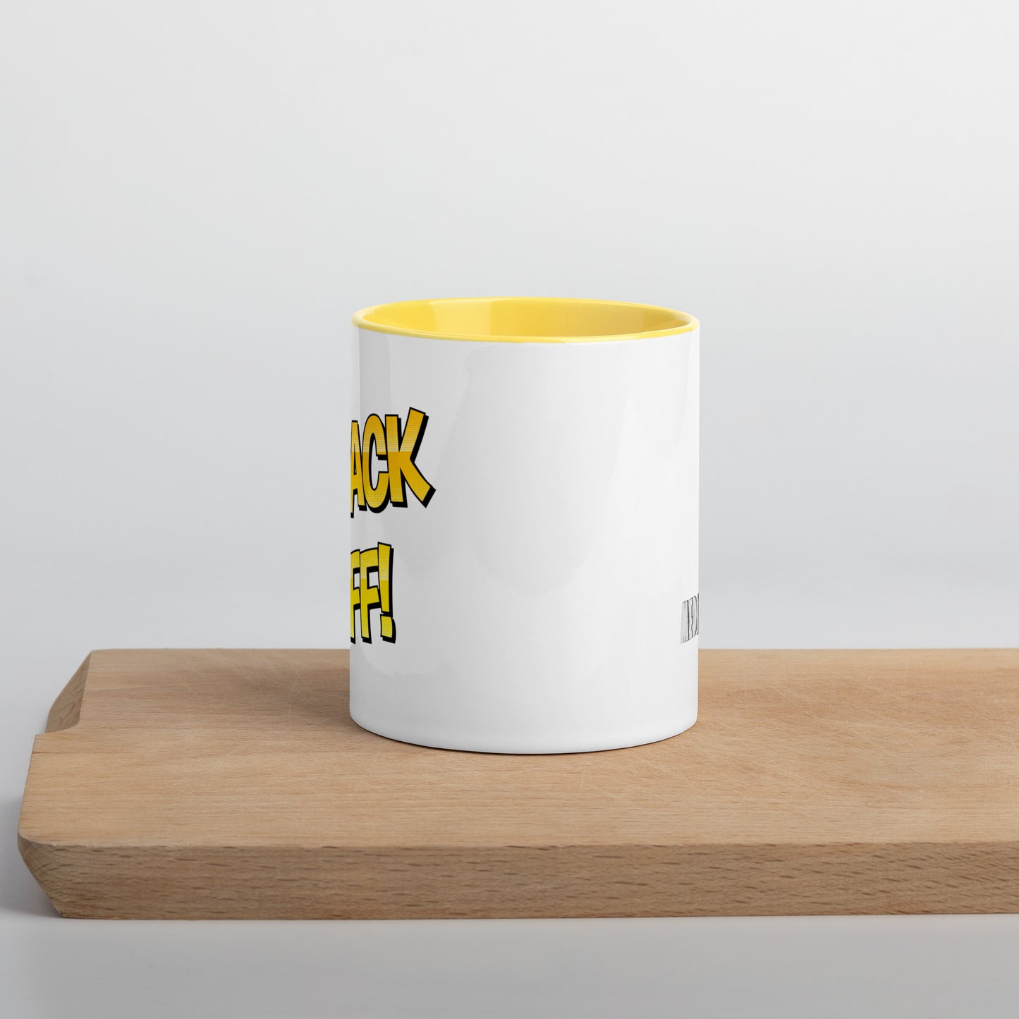 Medienfuzzi STRACK OFF TWO TASSE Keramik, gelb