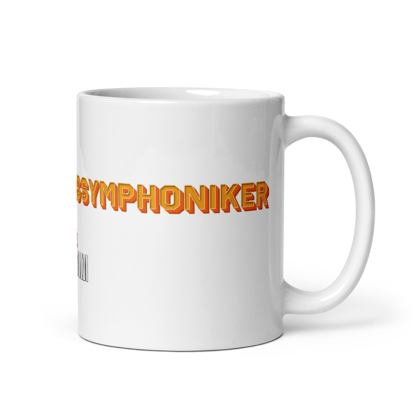 Medienfuzzi Zerschwörungssymphoniker TASSE Keramik, weiß